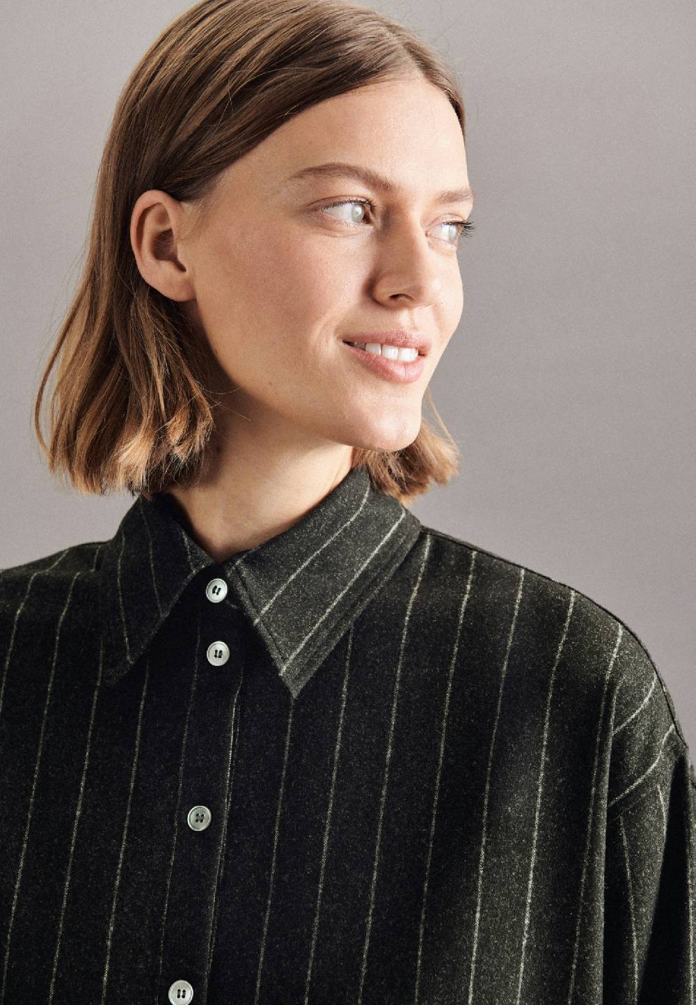 Seidensticker Flanell Longbluse