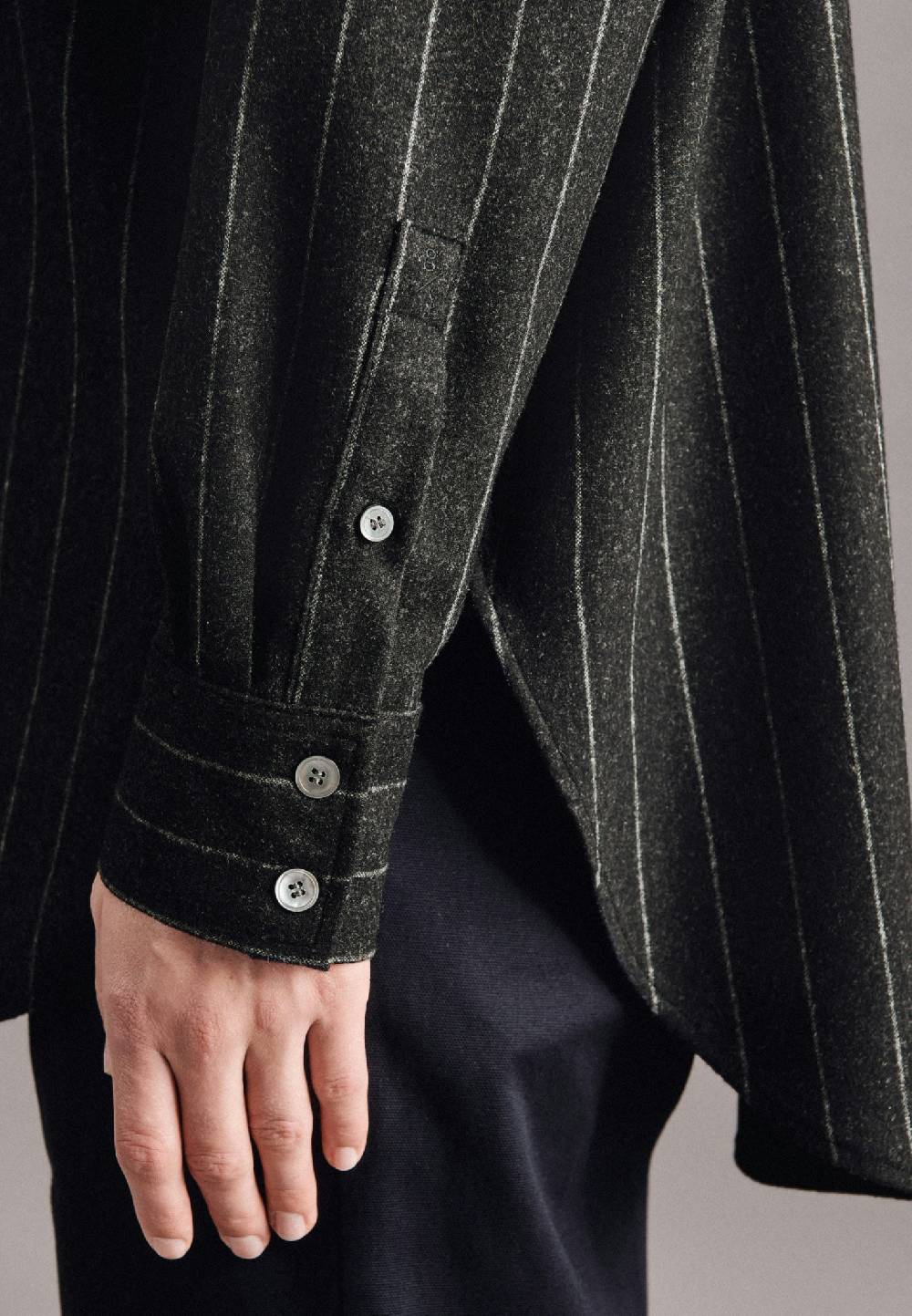 Seidensticker Flanell Longbluse