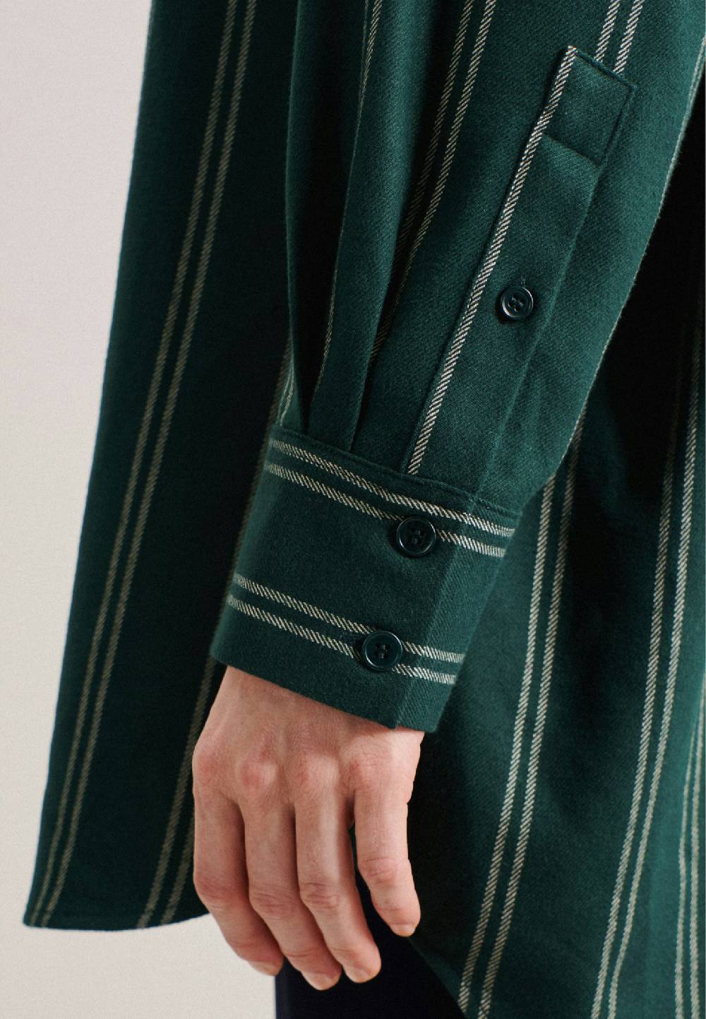 Seidensticker Flanell Longbluse