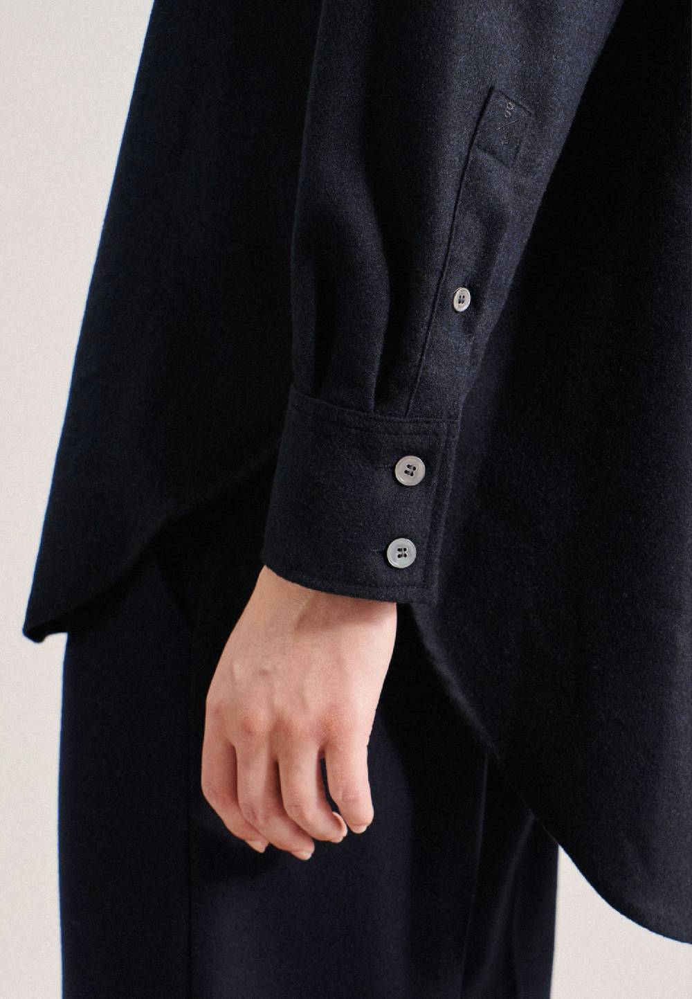 Seidensticker Flanell Longbluse