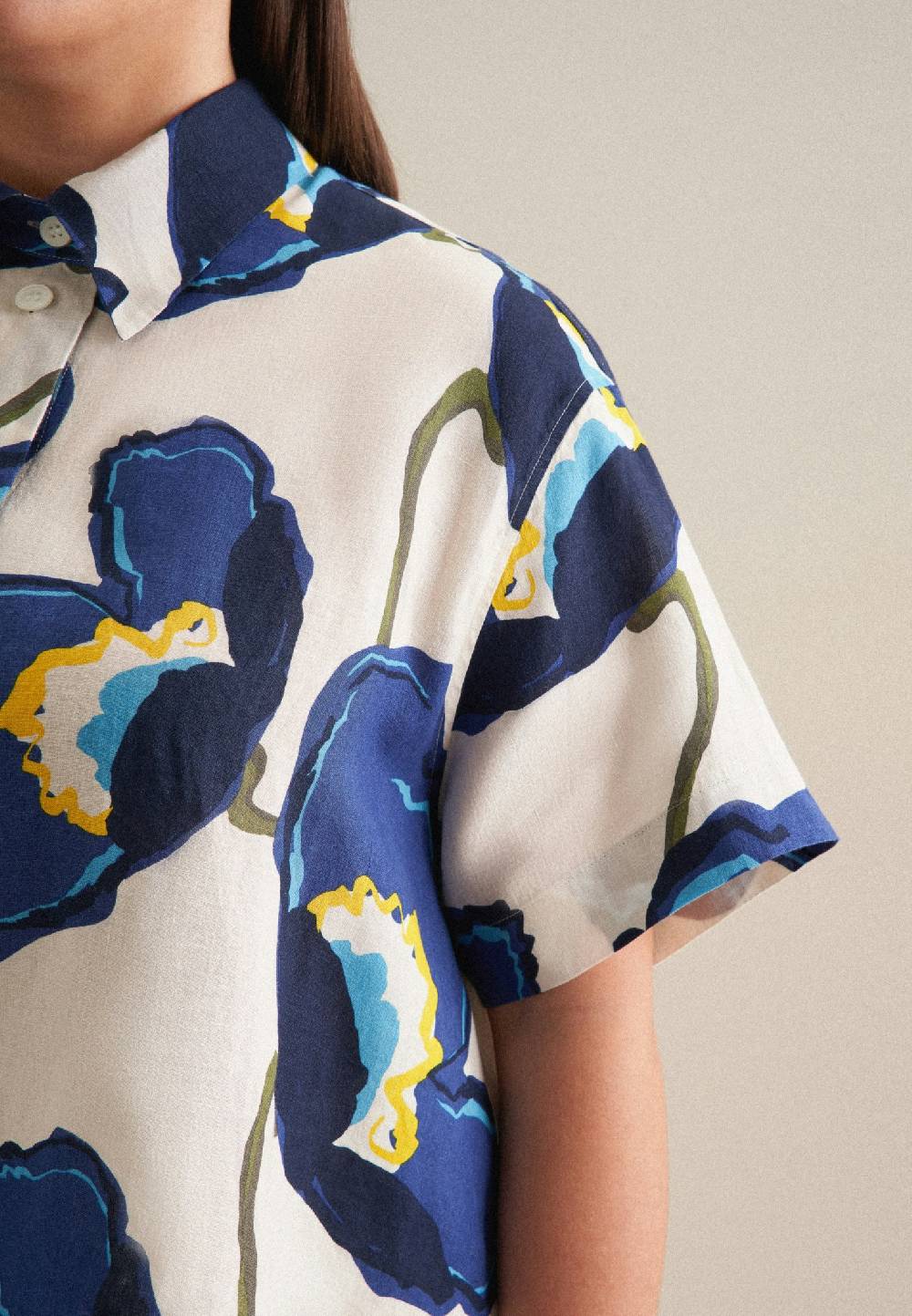 Seidensticker Kragen Hemdbluse Regular