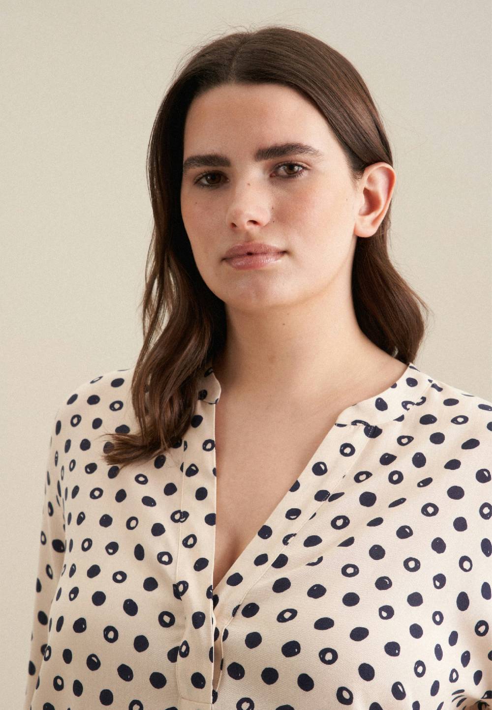 Seidensticker Kragen Stehkragenbluse Regular