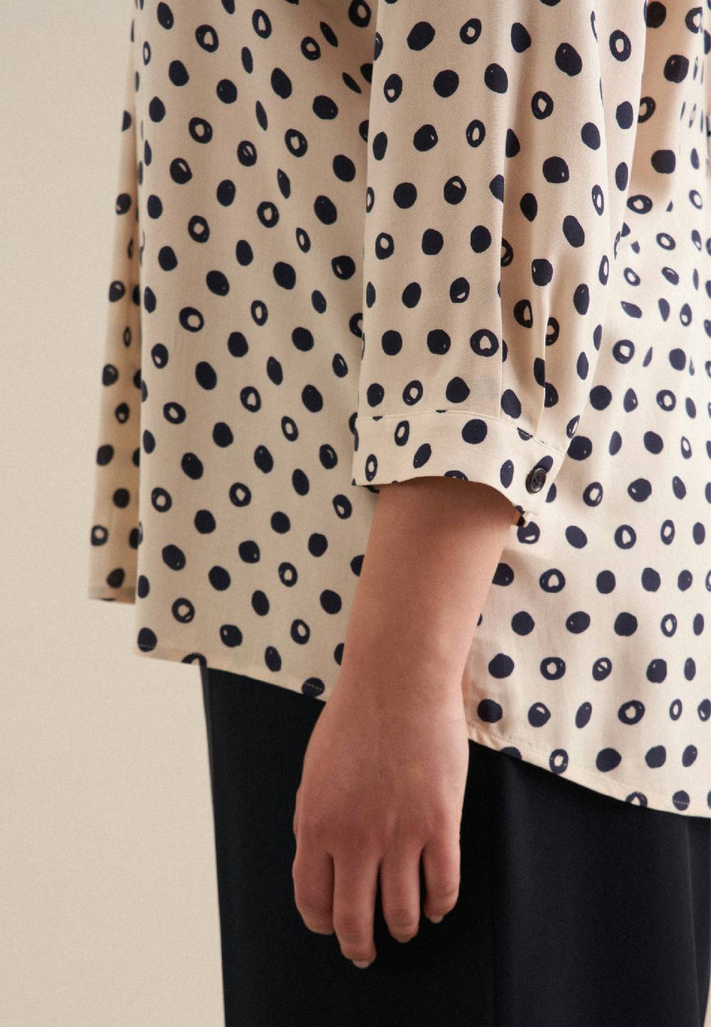 Seidensticker Kragen Stehkragenbluse Regular