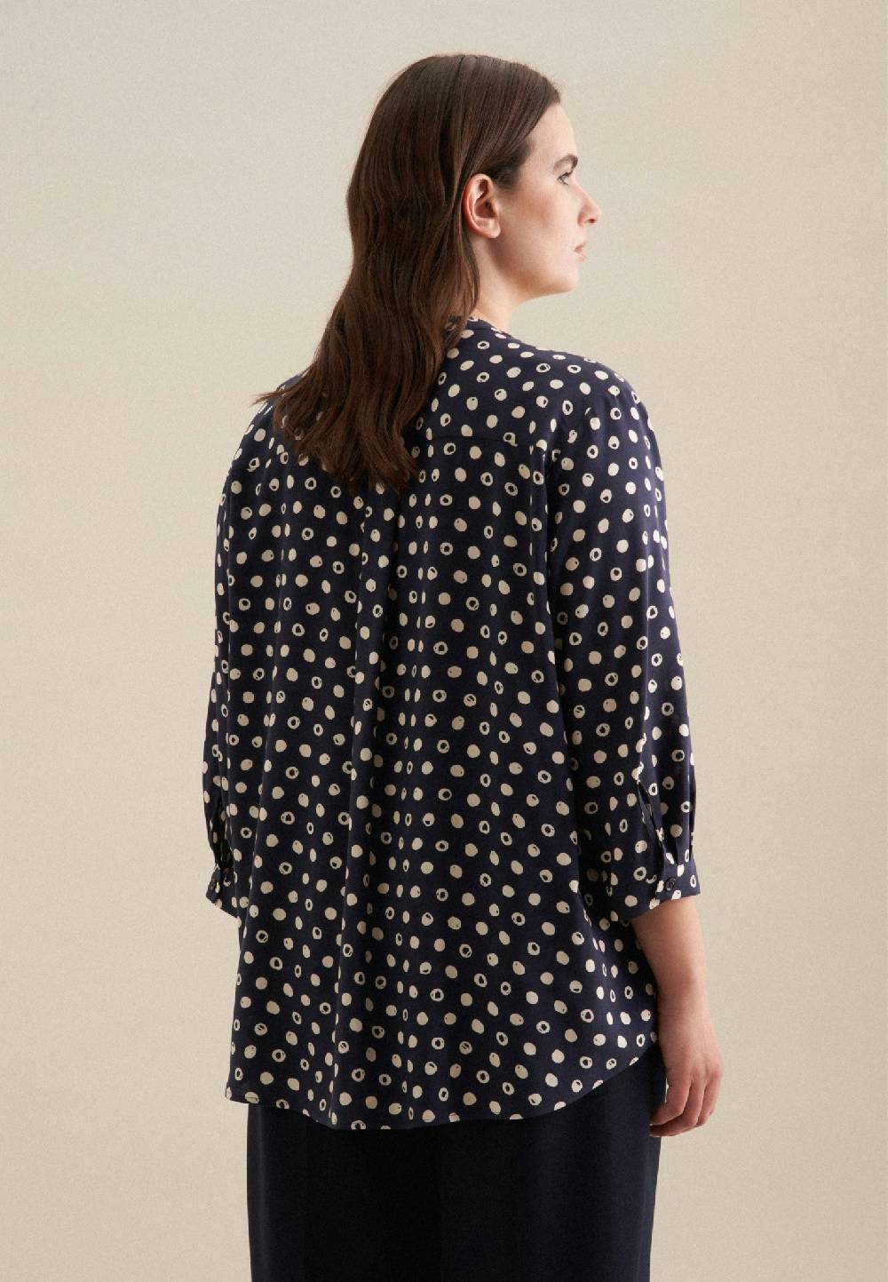 Seidensticker Kragen Stehkragenbluse Regular