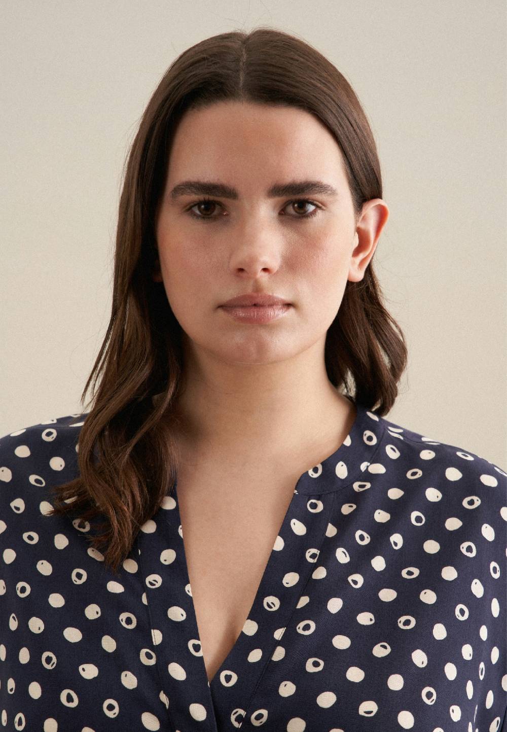 Seidensticker Kragen Stehkragenbluse Regular