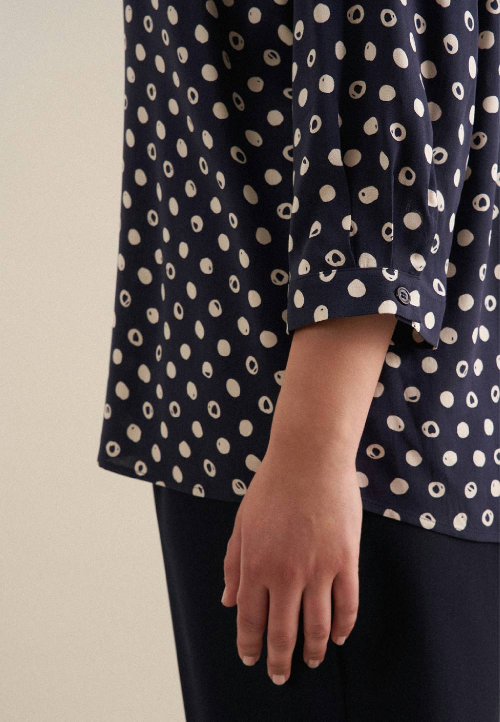 Seidensticker Kragen Stehkragenbluse Regular