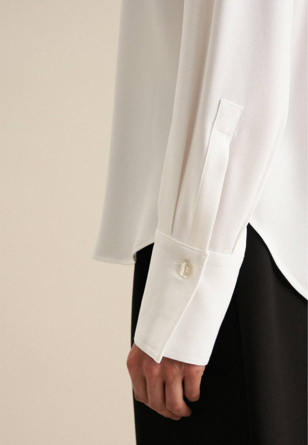 Seidensticker Krepp Satin Hemdbluse