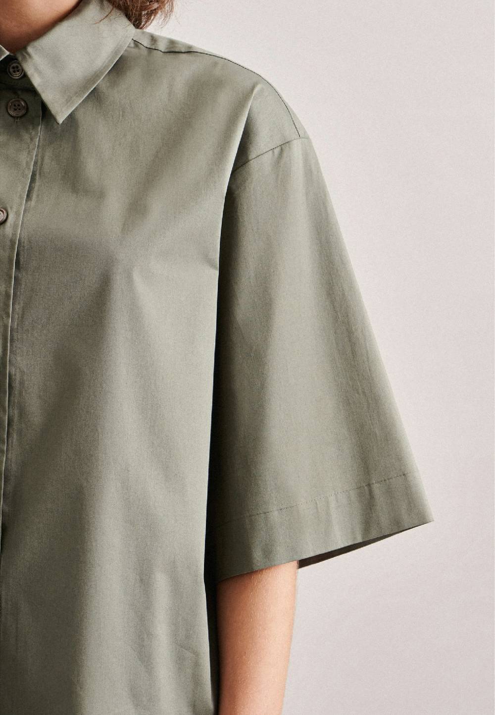 Seidensticker Kurzarm Popeline Hemdbluse