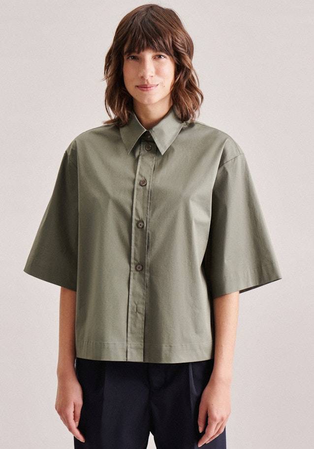 Seidensticker Kurzarm Popeline Hemdbluse