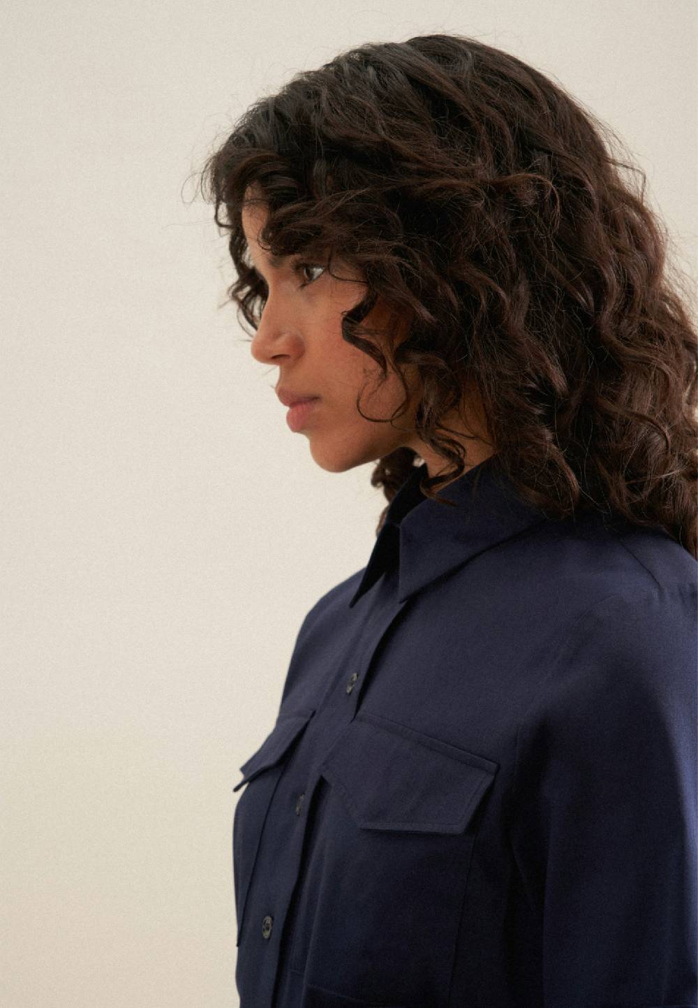 Seidensticker Kurzarm Satin Hemdbluse