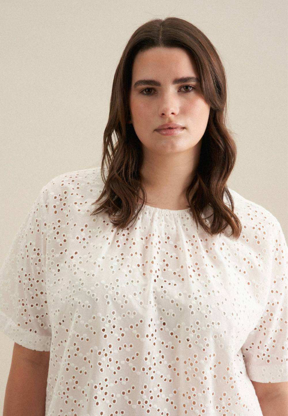 Seidensticker Rundhals Hemdbluse Regular