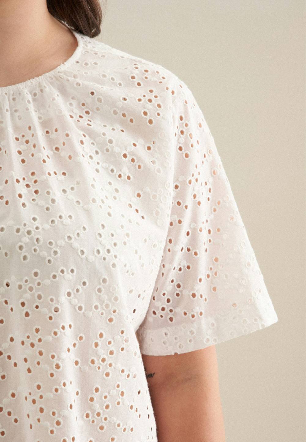 Seidensticker Rundhals Hemdbluse Regular