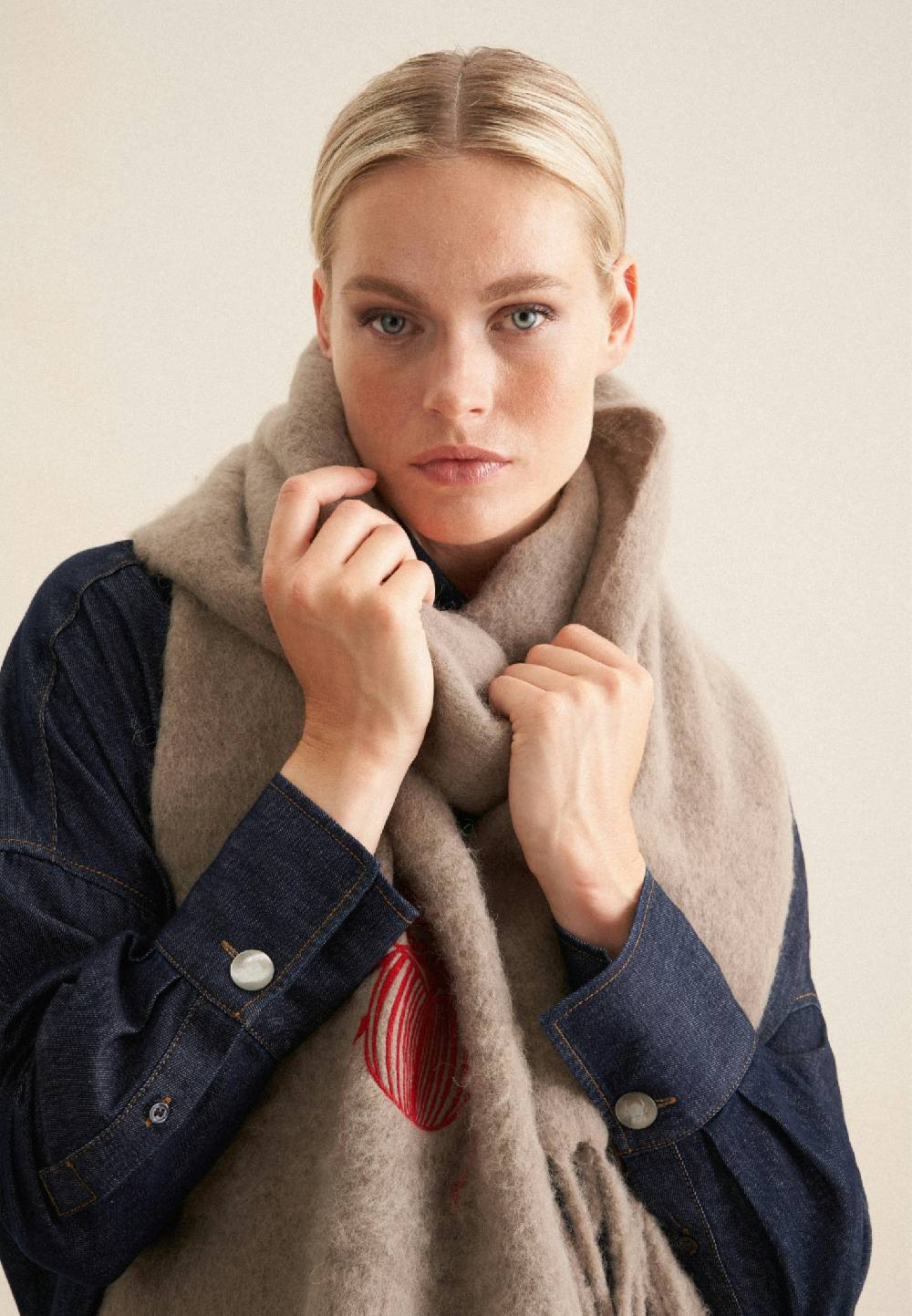 Seidensticker Schal Aus Alpakamischung