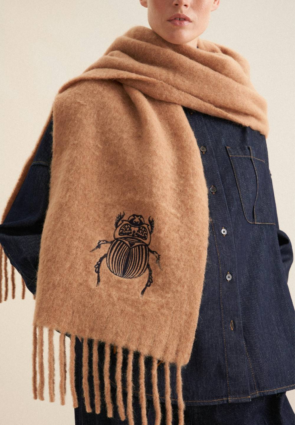 Seidensticker Schal Aus Alpakamischung