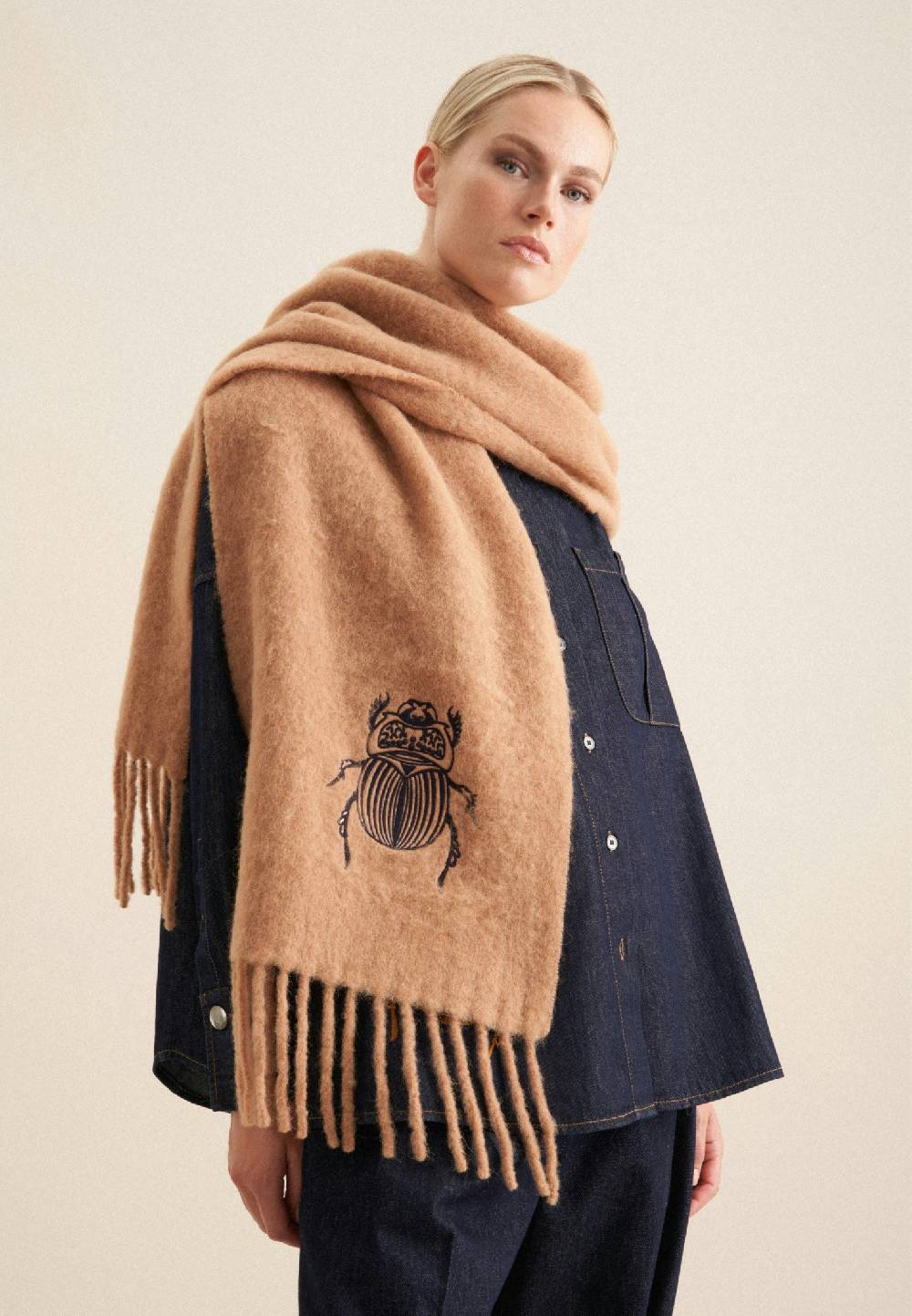 Seidensticker Schal Aus Alpakamischung