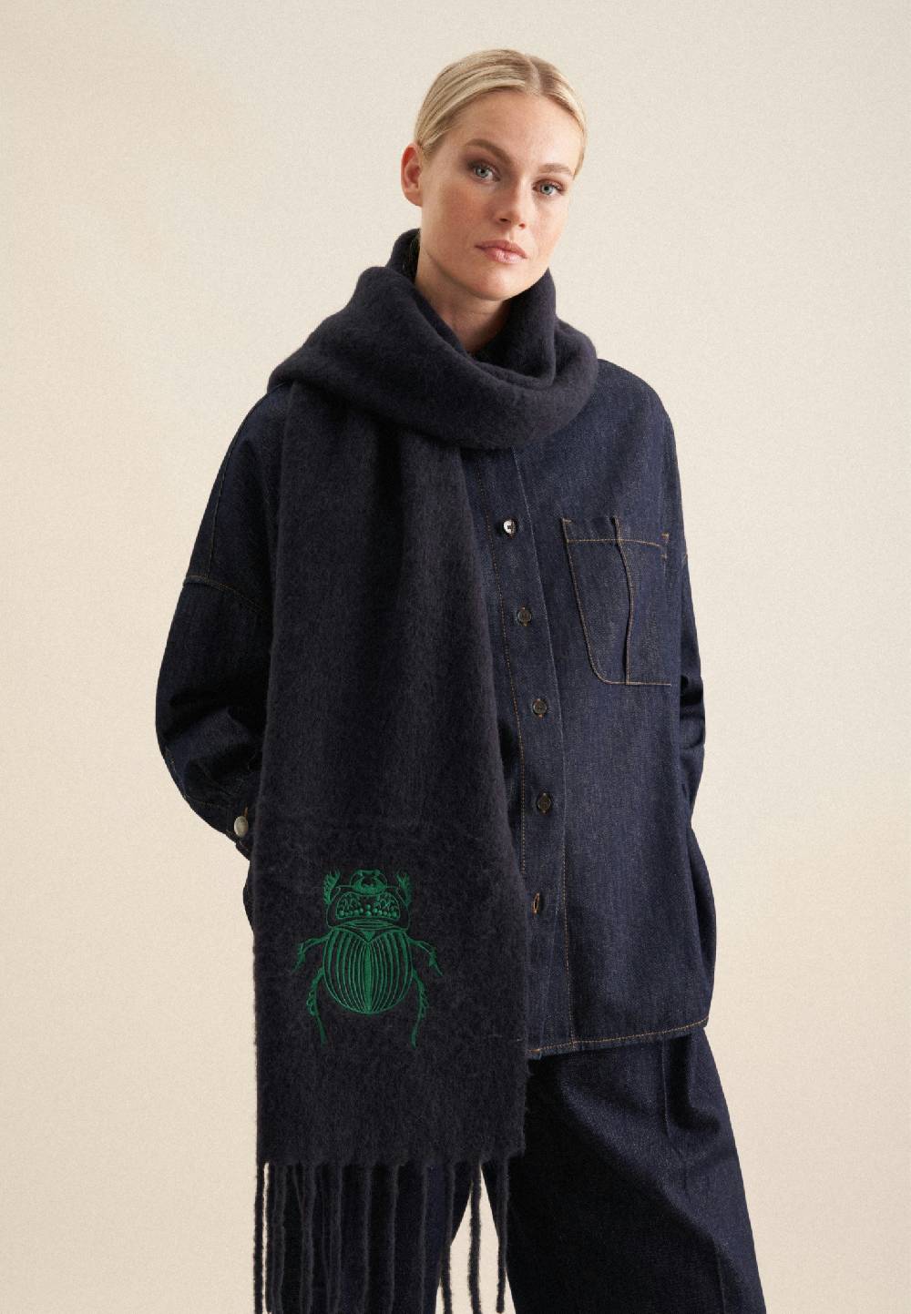 Seidensticker Schal Aus Alpakamischung