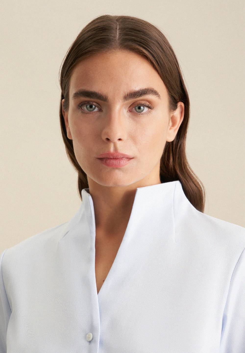 Seidensticker Twill Kelchkragenbluse