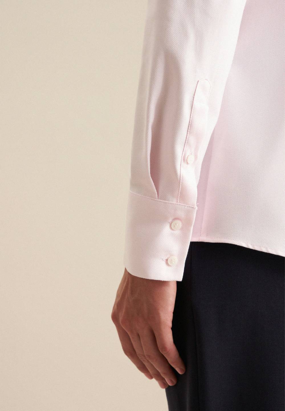 Seidensticker Twill Kelchkragenbluse