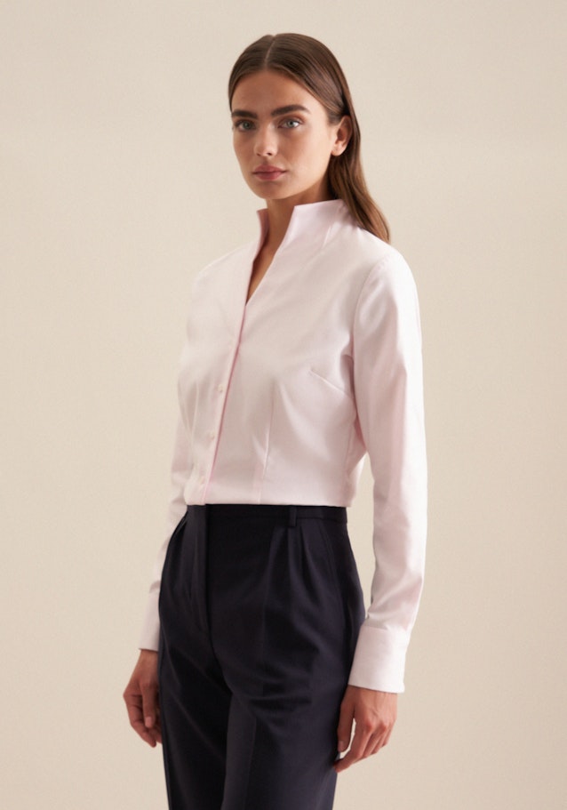 Seidensticker Twill Kelchkragenbluse