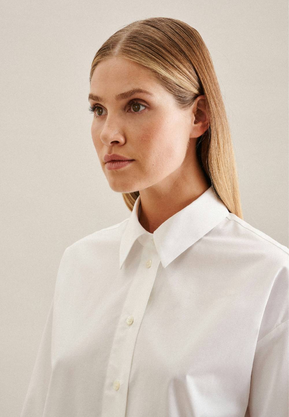 Seidensticker Twill Longbluse