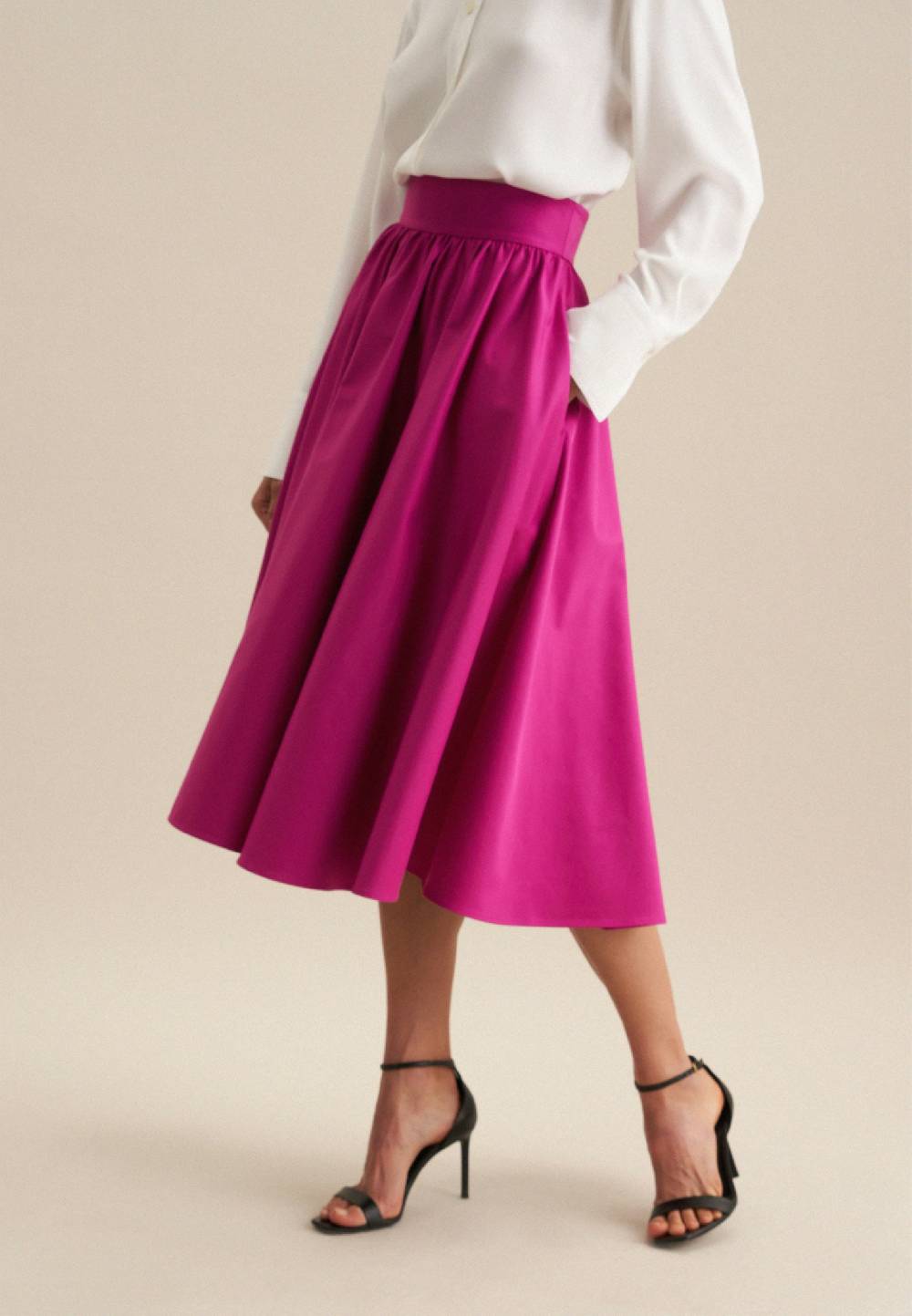 Seidensticker Twill Midi Rock