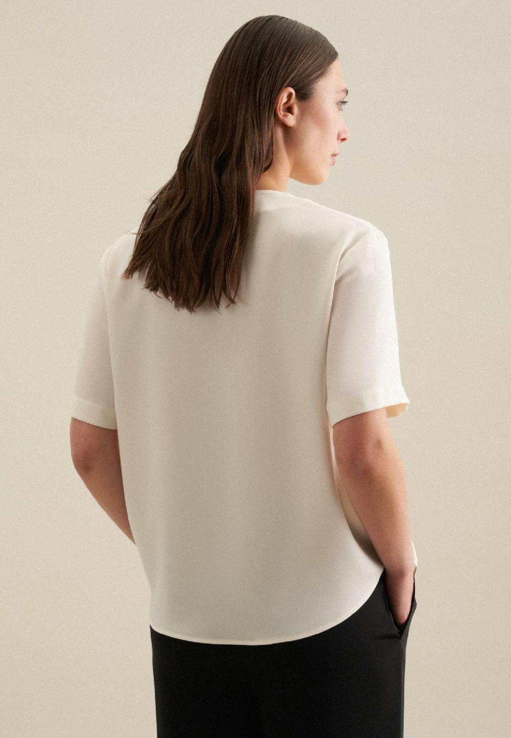 Seidensticker V-Neck Shirtbluse Regular
