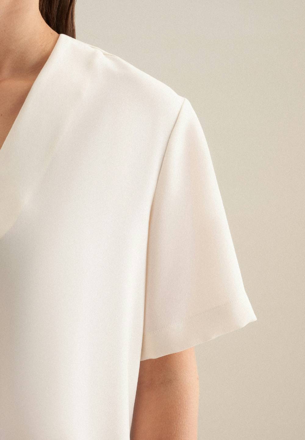 Seidensticker V-Neck Shirtbluse Regular