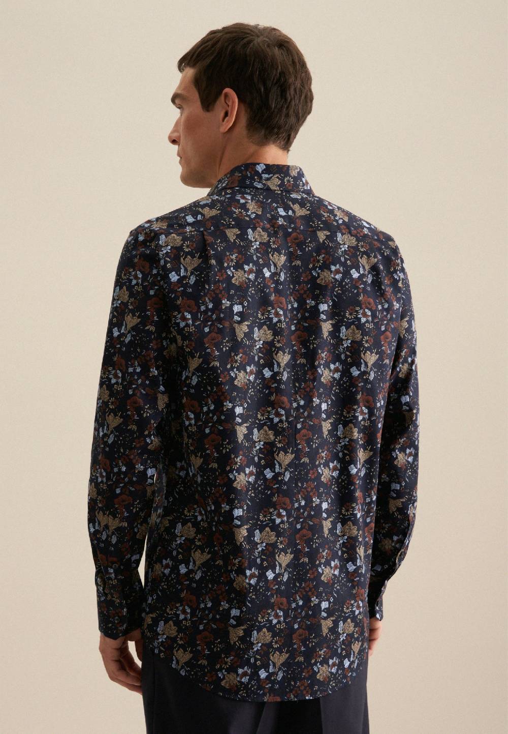 Seidensticker Twill Business Hemd In Regular Mit Kentkragen