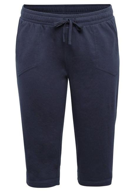 Sheego 3/4-Hose Mit Schlupfbund, Aus Jersey - Marine Sheego