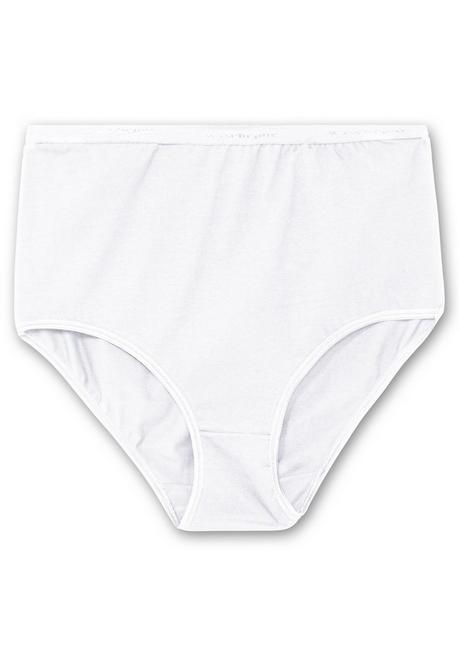 Wäschepur 5er-Pack Taillenslips, Aus Baumwollstretch - Weiß Sheego