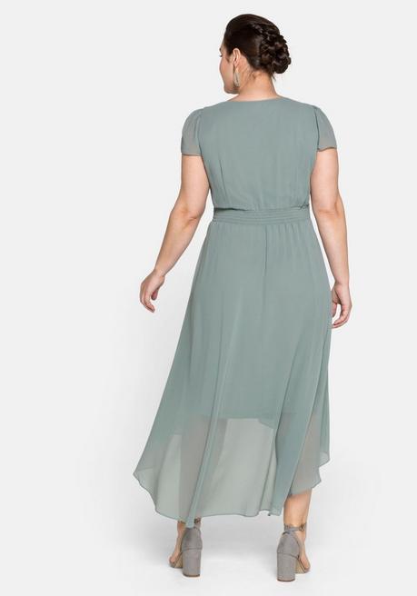 Sheego Abendkleid Mit Flügelärmeln - Eukalyptus Sheego