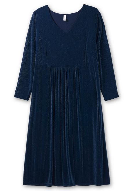 Sheego Abendkleid Mit Mesh Und Effektgarn - Saphir Sheego