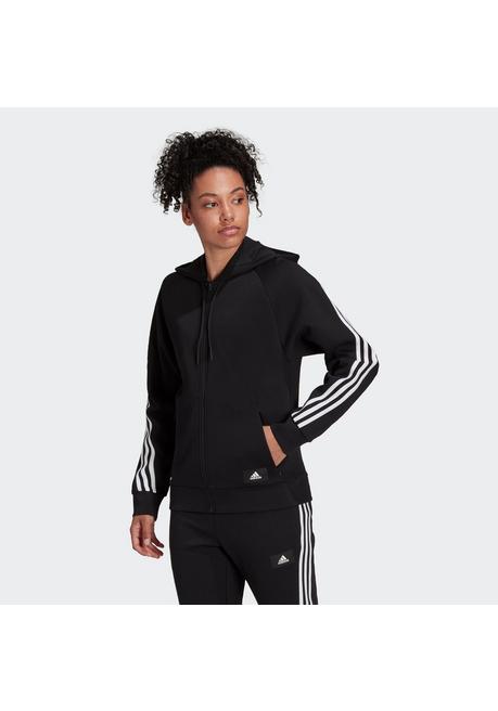 adidas Sportswear Kapuzensweatjacke - schwarz sheego