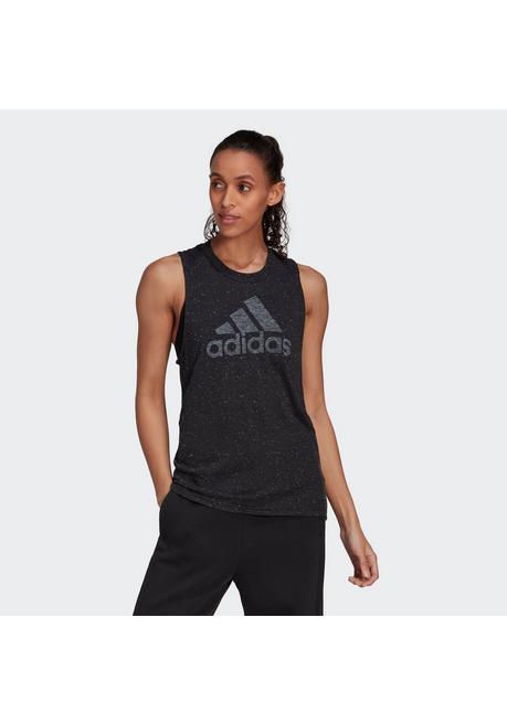 adidas Sportswear Tanktop - schwarz sheego
