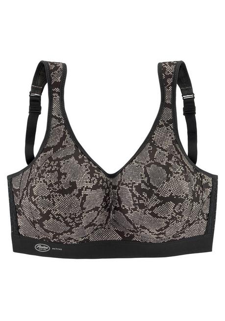 Anita Active Sport-BH - Grau-braun Sheego