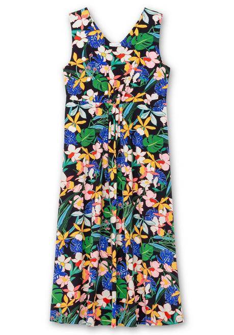 Sheego By Joe Browns Ärmelloses Jerseykleid Mit Blumendruck - Schwarz Gemustert Sheego