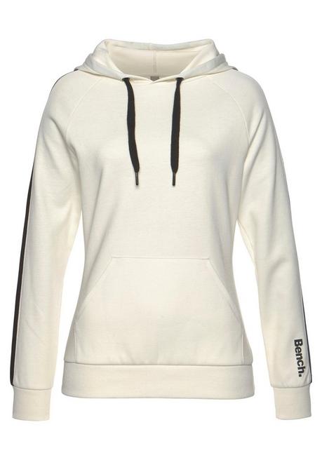 Bench LM LBG Kapuzensweatshirt - Ecru Sheego