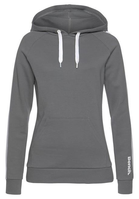 Bench LM LBG Kapuzensweatshirt - Steingrau Sheego