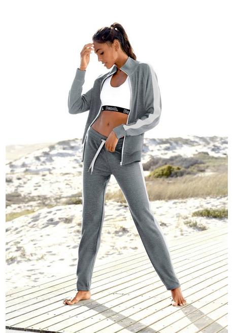 Bench LM LBG Loungehose - Steingrau Sheego