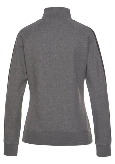 Bench LM LBG Sweatjacke - Anthrazit Meliert Sheego