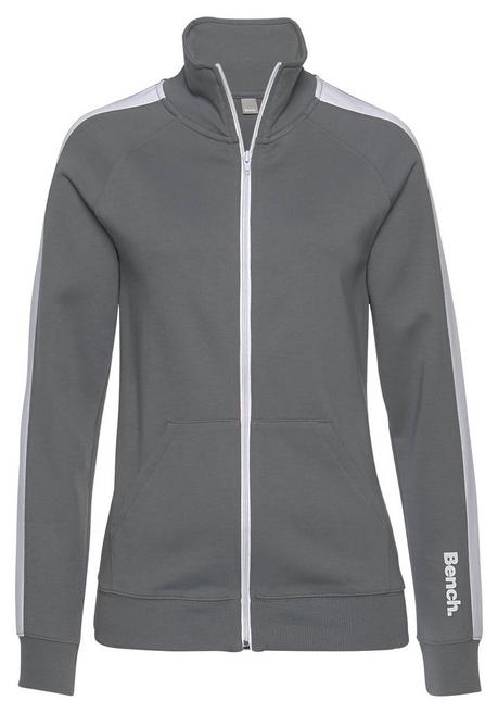 Bench LM LBG Sweatjacke - Steingrau Sheego