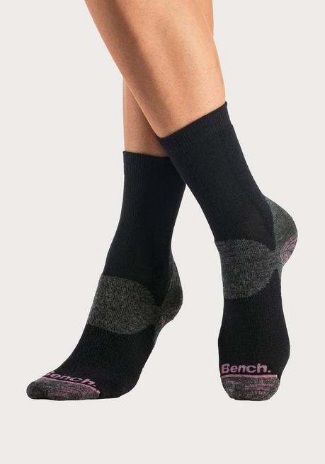 Bench LM LBG Wandersocken - Schwarz+anthrazit Sheego