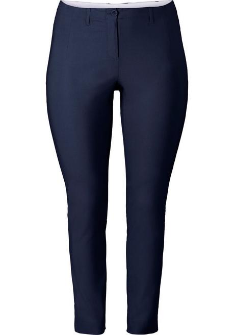Sheego Bengalin-Hose In Schmaler Passform - Marine Sheego