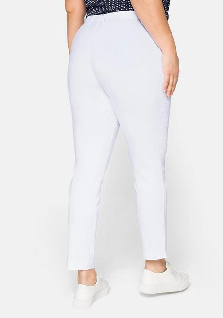 Sheego Bengalin-Hose In Schmaler Passform - Weiß Sheego