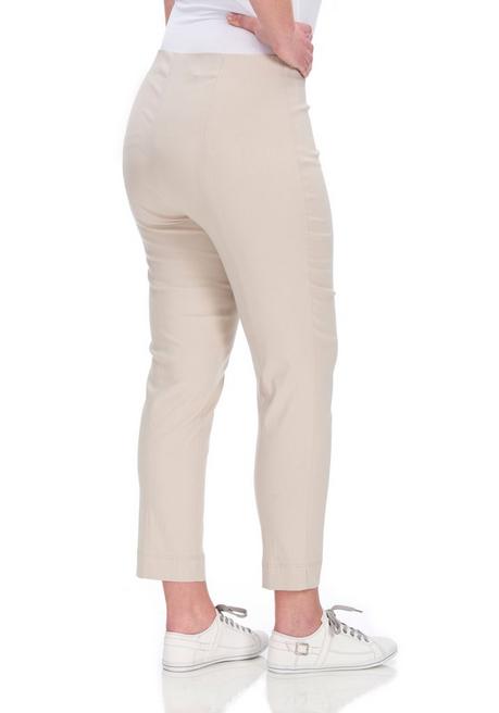 KjBRAND Bengalinhose In Ankle-Länge, Mit Schlupfbund - Beigefarben Sheego