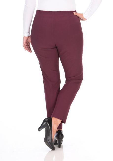 KjBRAND Bengalinhose In Ankle-Länge, Mit Schlupfbund - Bordeaux Sheego