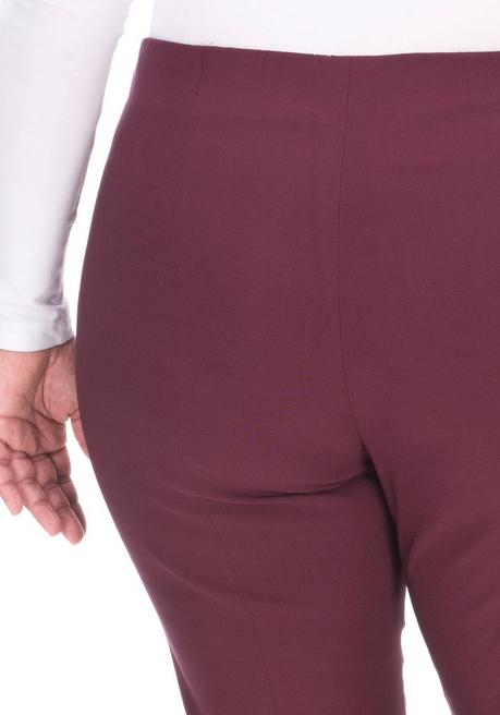 KjBRAND Bengalinhose In Ankle-Länge, Mit Schlupfbund - Bordeaux Sheego