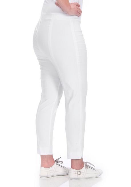 KjBRAND Bengalinhose In Ankle-Länge, Mit Schlupfbund - Weiß Sheego