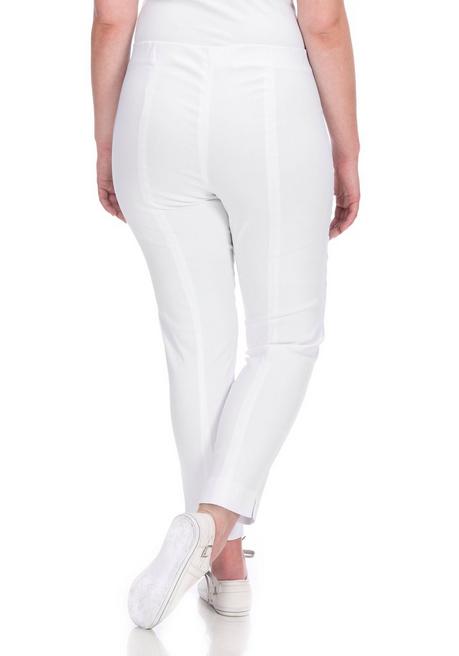 KjBRAND Bengalinhose In Ankle-Länge, Mit Schlupfbund - Weiß Sheego