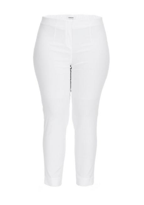 KjBRAND Bengalinhose In Ankle-Länge, Mit Schlupfbund - Weiß Sheego